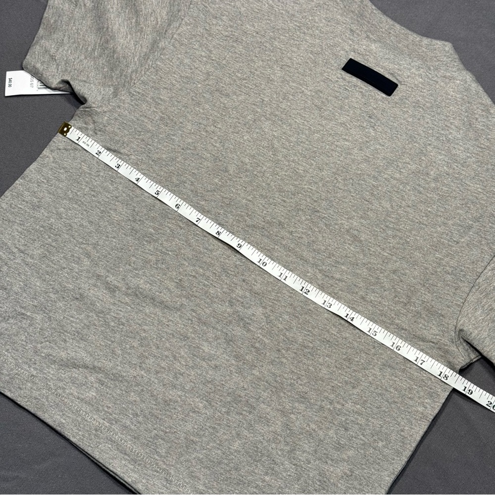 Kids Fear of God Essentials Dark Heather Oatmeal T-Shirt Item# 5658315 - Picture 8 of 12